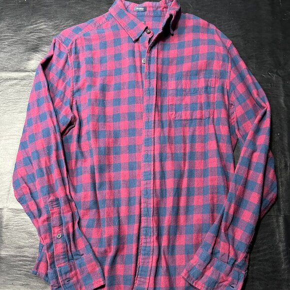 J.Crew Button Down Flannel with Front Pocket - Picture 1 of 3